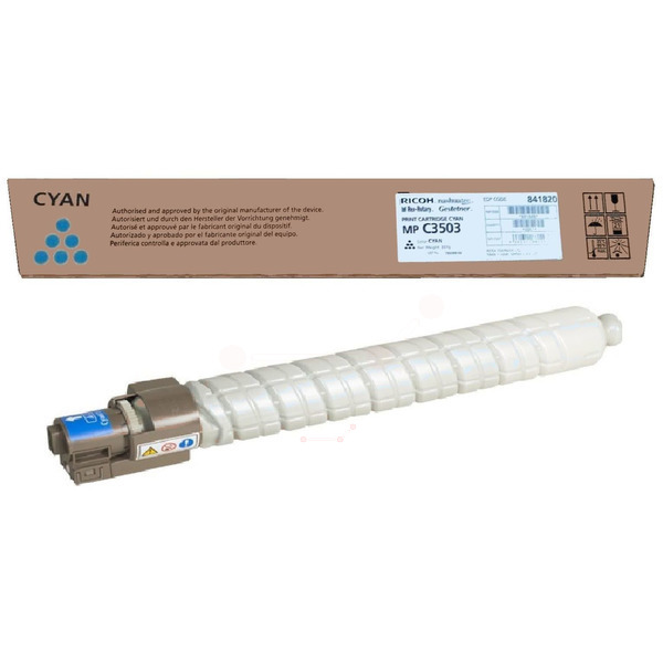 841820 / cyan / original RICOH Toner cyan / 841820 / 18000 S.