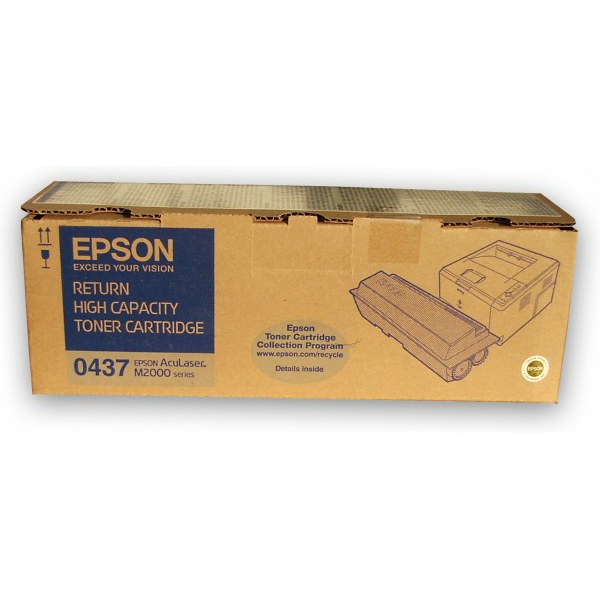 C13S050437 // 0437 / schwarz / original EPSON Toner schwarz / C13S050437 / 8000 S.