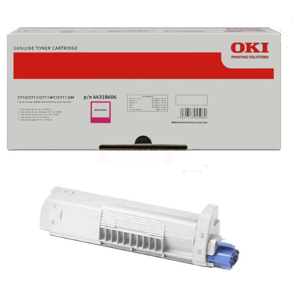 44318606 / magenta / original OKI Toner magenta / 44318606 / 11500 S.