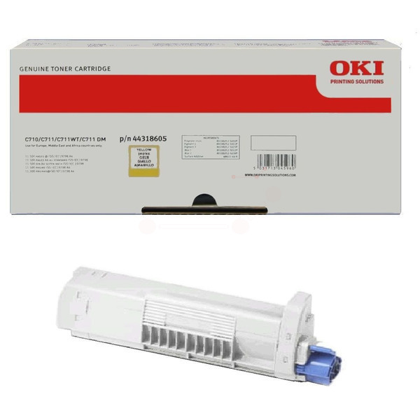 44318605 / gelb / original OKI Toner gelb / 44318605 / 11500 S.