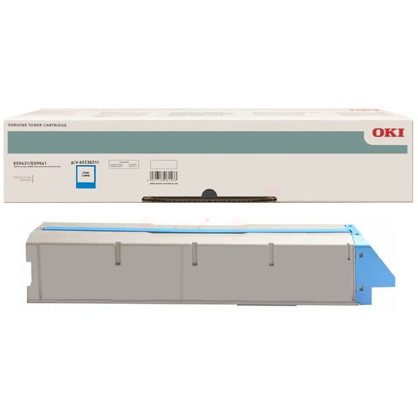 45536511 / cyan / original OKI Toner cyan / 45536511 / 38000 S.