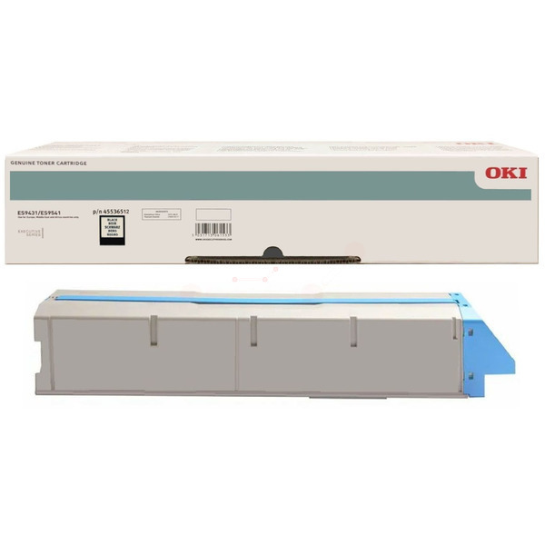 45536512 / schwarz / original OKI Toner schwarz / 45536512 / 38000 S.