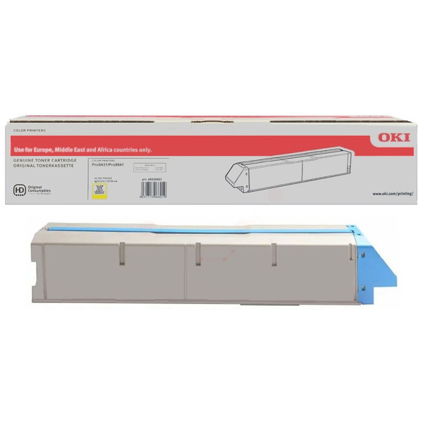 45536553 / gelb / original OKI Toner gelb / 45536553 / 43000 S.