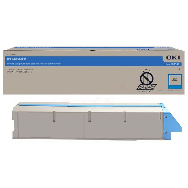 45643511 / cyan / original OKI Toner cyan / 45643511 / 33600 S.