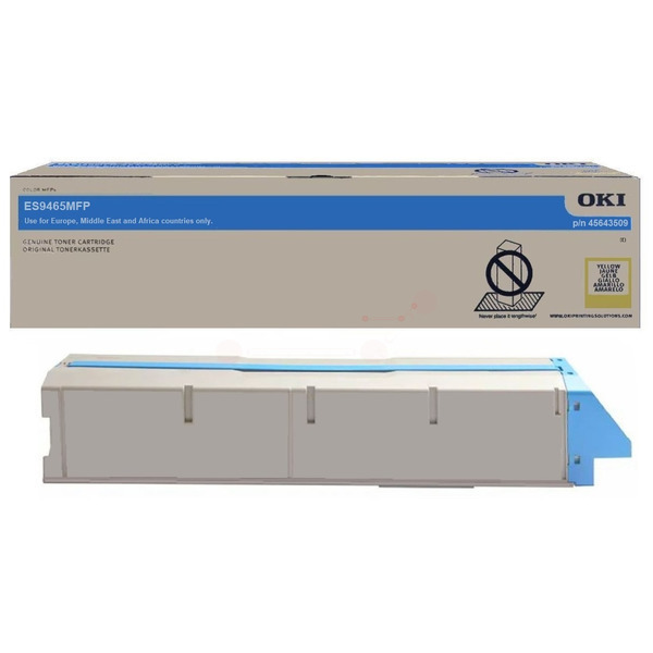 45643509 / gelb / original OKI Toner gelb / 45643509 / 33600 S.