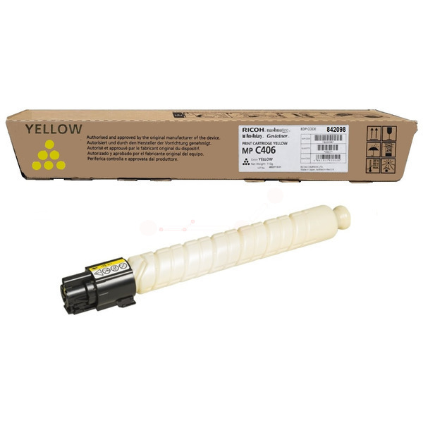 842098 / gelb / original RICOH Toner gelb / 842098 / 6000 S.