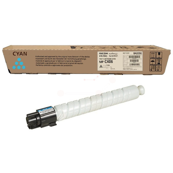 842096 / cyan / original RICOH Toner cyan / 842096 / 6000 S.