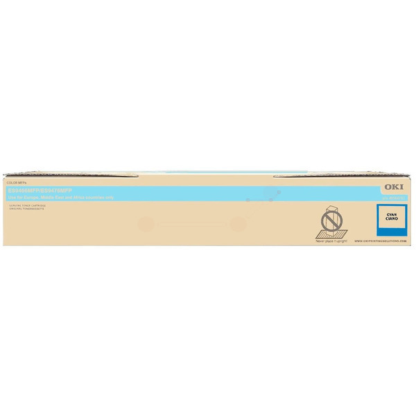 46564703 / cyan / original OKI Toner cyan / 46564703 / 33600 S.