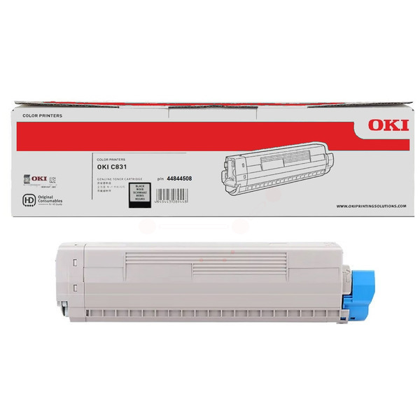 44844508 / schwarz / original OKI Toner schwarz / 44844508 / 10000 S.