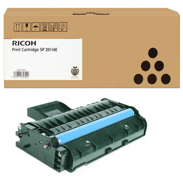 407254 // TYPESP201HE / original RICOH Toner schwarz / 407254 / 2600 S.