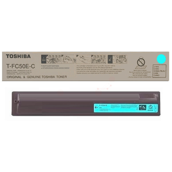6AJ00000113 // TFC50EC / cyan / original TOSHIBA Toner cyan / 6AJ00000113 / 33600 S.