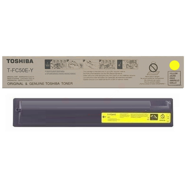 6AJ00000111 // TFC50EY / gelb / original TOSHIBA Toner gelb / 6AJ00000111 / 33600 S.