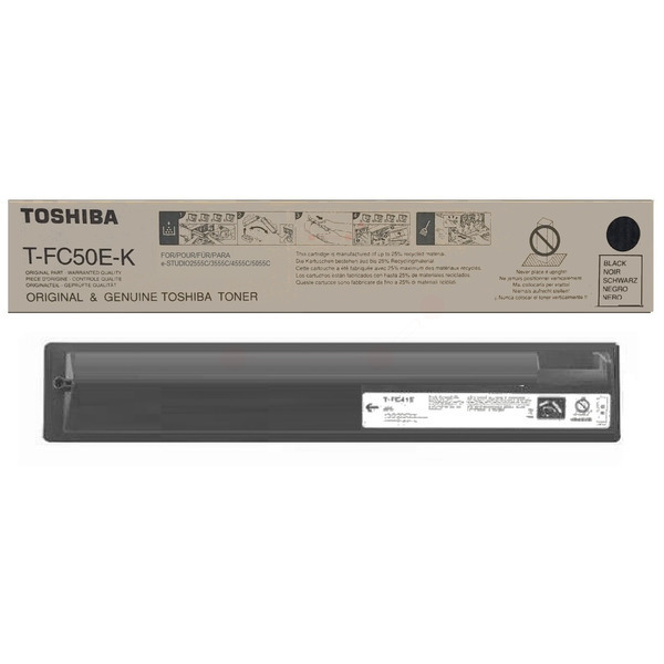 6AJ00000114 // TFC50EK / schwarz / original TOSHIBA Toner schwarz / 6AJ00000114 / 38400 S.