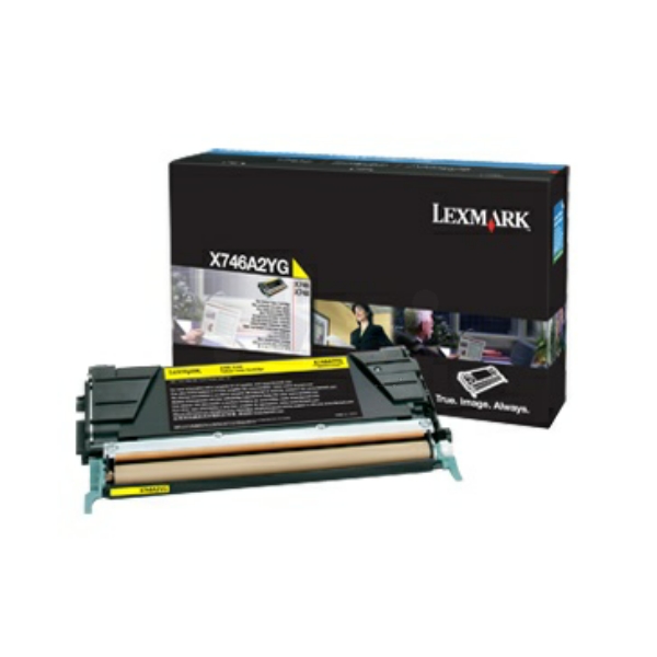 X746A3YG / gelb / original LEXMARK Toner gelb / X746A3YG / 7000 S.