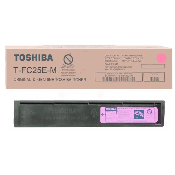 6AJ00000078 // TFC25EM / magenta / original TOSHIBA Toner magenta / 6AJ00000078 / 26800 S.
