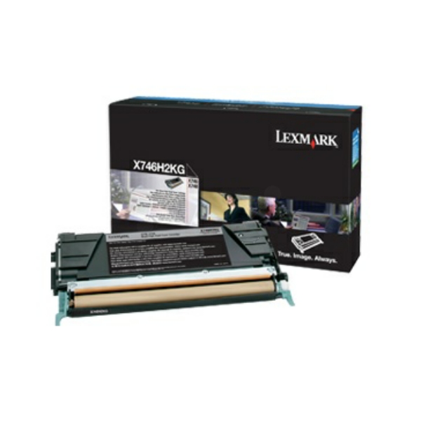 X746H3KG / schwarz / original LEXMARK Toner schwarz / X746H3KG / 12000 S.