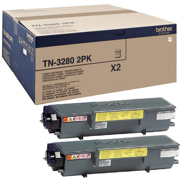 TN32802PK / schwarz / original BROTHER Toner schwarz / TN32802PK / 8000 S.