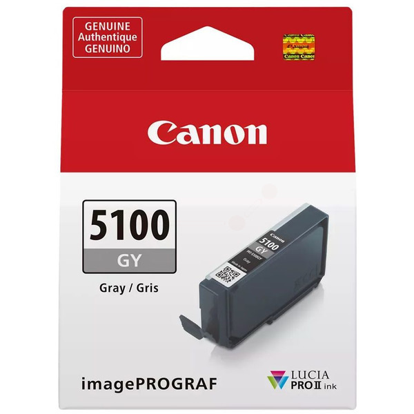 6959C001 // PFI5100GY / original Canon Tintenpatro / 6959C001
