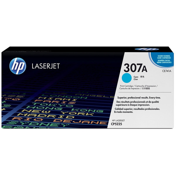 CE741A // 307A / cyan / original HP Toner cyan / CE741A / 7300 S.