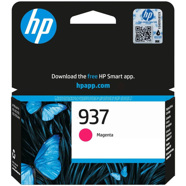 4S6W3NE // 937 / magenta / original HP Druckkopfpatrone magenta / 4S6W3NE / 800 S.