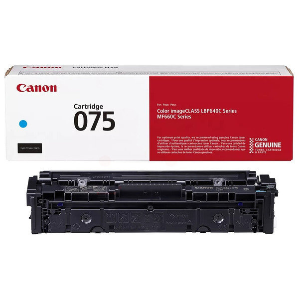 6364C002 // 075 / cyan / original Canon Toner cyan / 6364C002 / 1300 S.