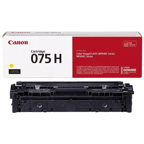 6366C002 // 075H / gelb / original Canon Toner gel / 6366C002 / 2500 S.