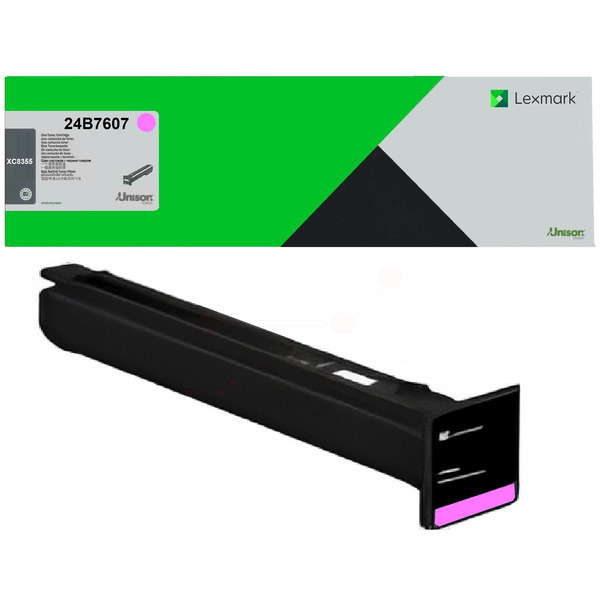 24B7607 / magenta / original Lexmark Toner magenta / 24B7607 / 12000 S.