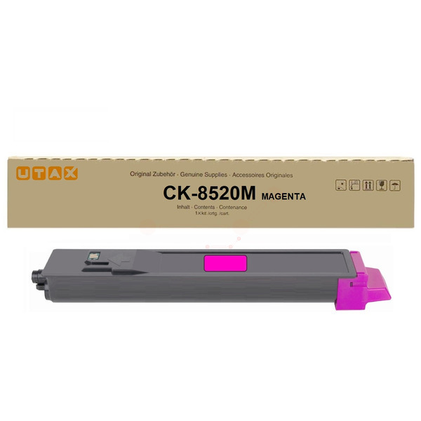 1T02P3BUT0 // CK8520M / magenta / original UTAX Toner magenta / 1T02P3BUT0 / 6000 S.