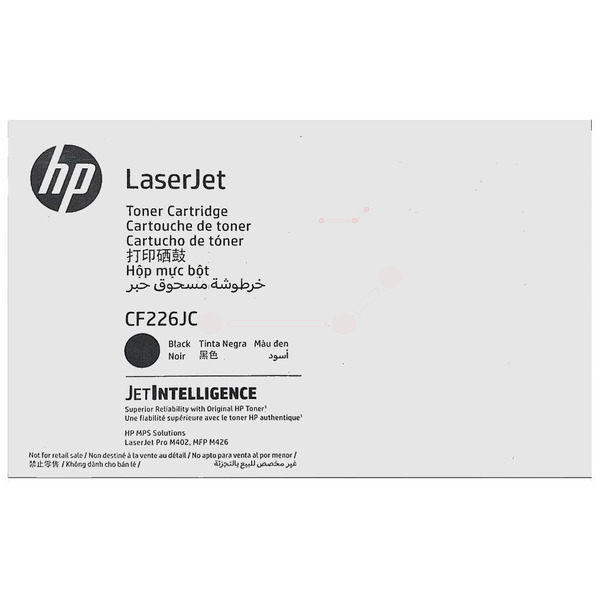 CF226JC / schwarz / original HP Toner schwarz / CF226JC / 10200 S.