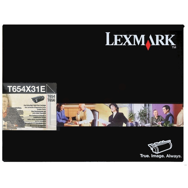 T654X31E / original LEXMARK Toner schwarz / T654X31E / 36000 S.