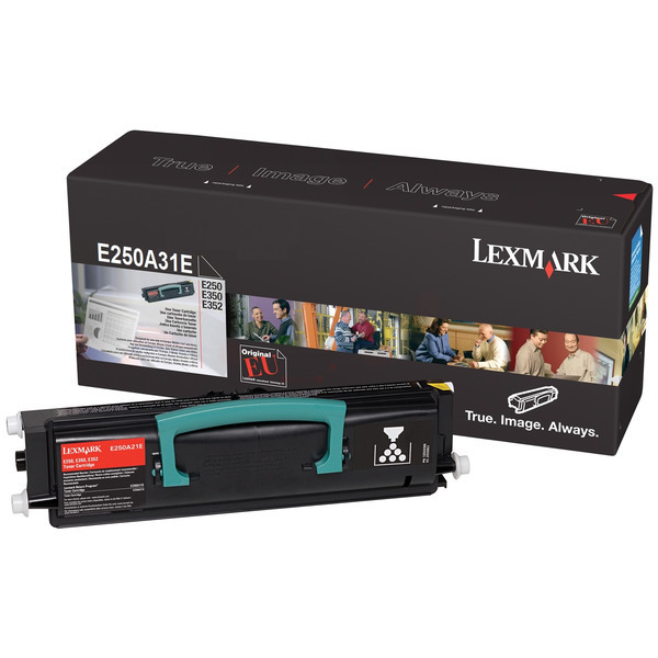 E250A31E / original LEXMARK Toner schwarz / E250A31E / 3500 S.
