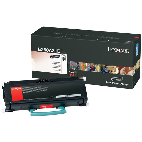 E260A31E / original LEXMARK Toner schwarz / E260A31E / 3500 S.