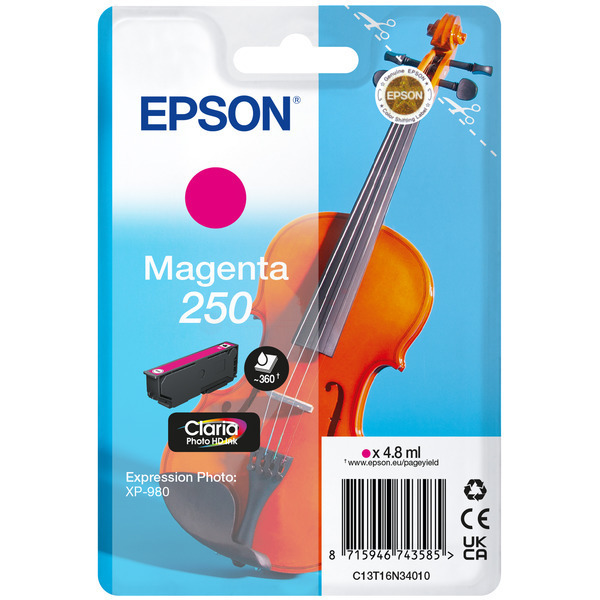 C13T16N34010 // 250 / magenta / original Epson Tin / C13T16N34010