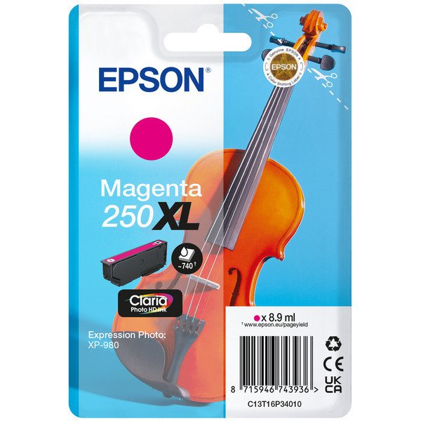 C13T16P34010 // 250XL / magenta / original Epson T / C13T16P34010