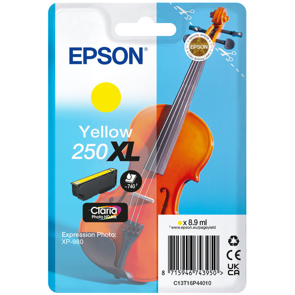 C13T16P44010 // 250XL / gelb / original Epson Tint / C13T16P44010