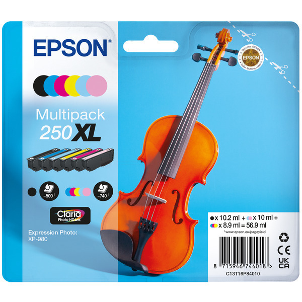 C13T16P84010 // 250XL / original Epson Tintenpatro / C13T16P84010
