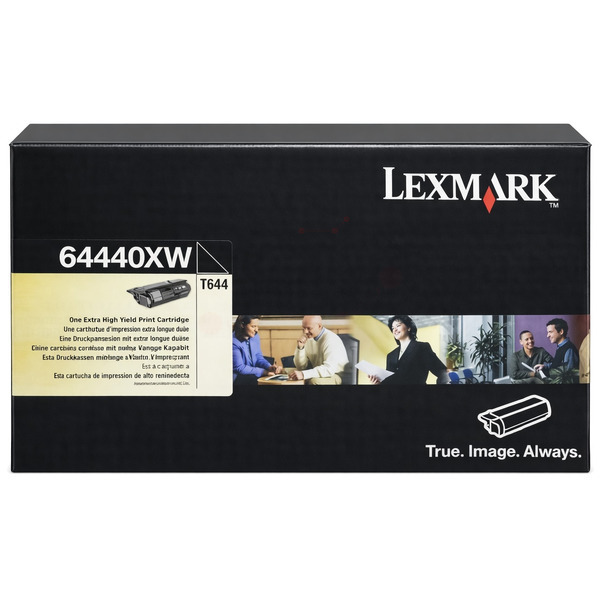 64440XW / schwarz / original Lexmark Toner schwarz / 64440XW / 32000 S.