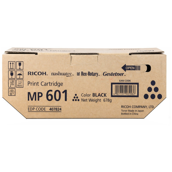 407824 / schwarz / original RICOH Toner schwarz / 407824 / 25000 S.