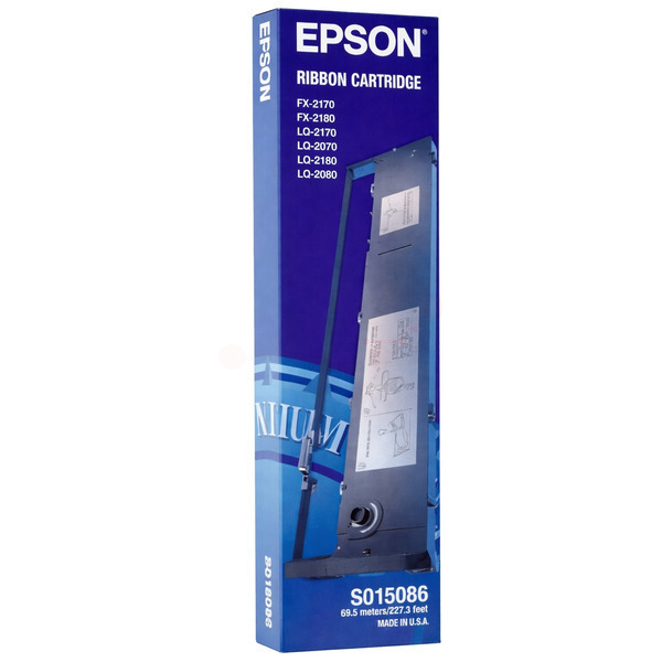 C13S015086 / schwarz / original EPSON Nylonband schwarz / C13S015086 / 12000000 Char.