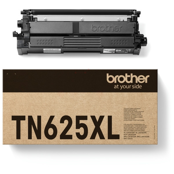 TN625XLBK / schwarz / original Brother Toner schwa / TN625XLBK / 5500 S.