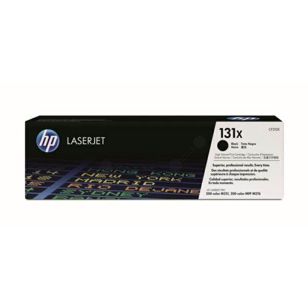 CF210X // 131X / schwarz / original HP Toner schwarz / CF210X / 2400 S.