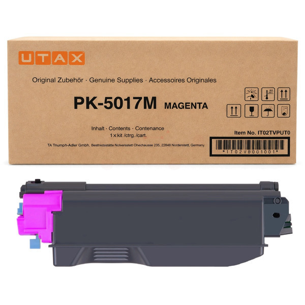 1T02TVBUT0 // PK5017M / original UTAX Toner magenta / 1T02TVBUT0 / 6000 S.