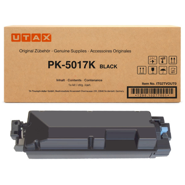 1T02TV0UT0 // PK5017K / schwarz / original UTAX Toner schwarz / 1T02TV0UT0 / 8000 S.