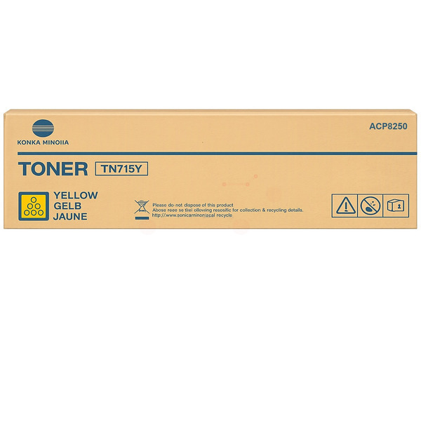 ACP8250 // TN715Y / gelb / original Konica Minolta / ACP8250 / 45000 S.