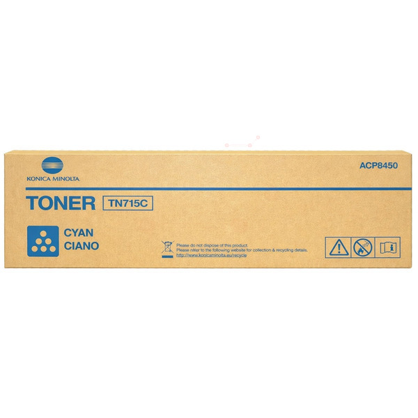 ACP8450 // TN715C / cyan / original Konica Minolta / ACP8450 / 45000 S.