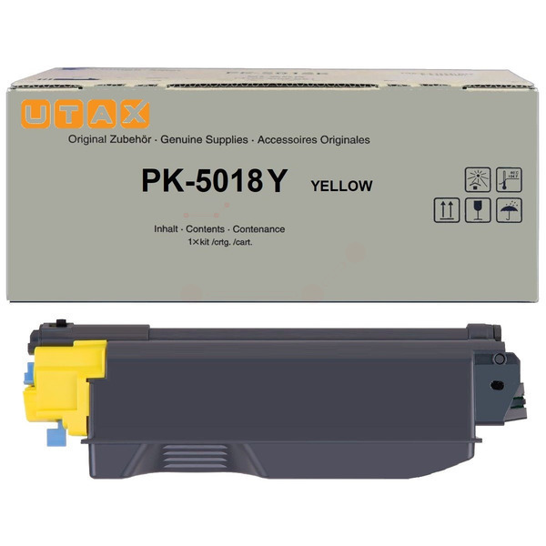 1T02TWAUT0 // PK5018Y / gelb / original UTAX Toner gelb / 1T02TWAUT0 / 11000 S.