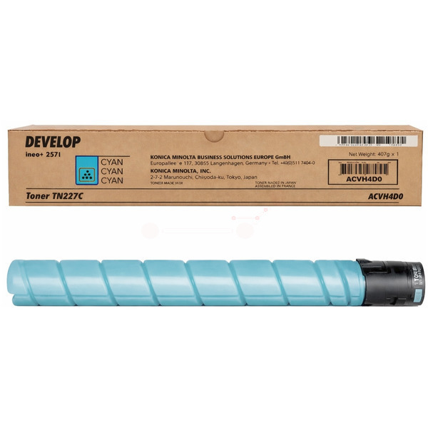 ACVH4D0 // TN227C / cyan / original DEVELOP Toner cyan / ACVH4D0 / 24000 S.