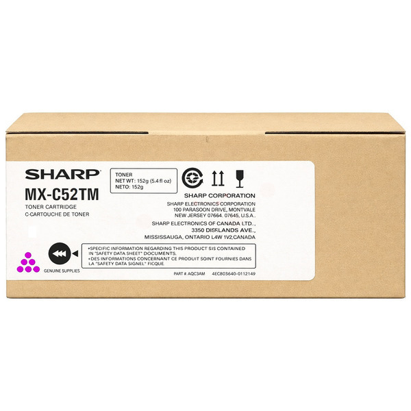 MXC52TM / magenta / original Sharp Toner magenta / MXC52TM / 14200 S.