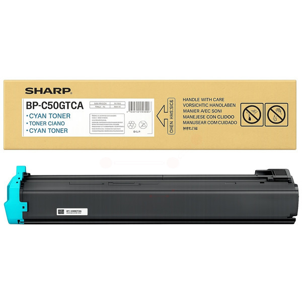 BPC50GTCA / cyan / original Sharp Toner cyan / BPC50GTCA / 8000 S.