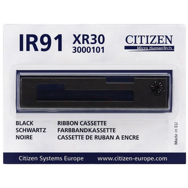 3000101 // IR91B / schwarz / original CITIZEN Nylonband schwarz / 3000101